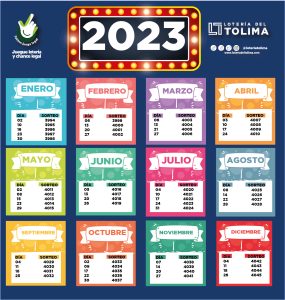 CALENDARIO SORTEO 2023